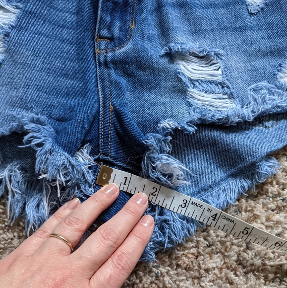 (PacSun) Hi Rise Festival Jean Shorts 25 - Picture 4 of 15